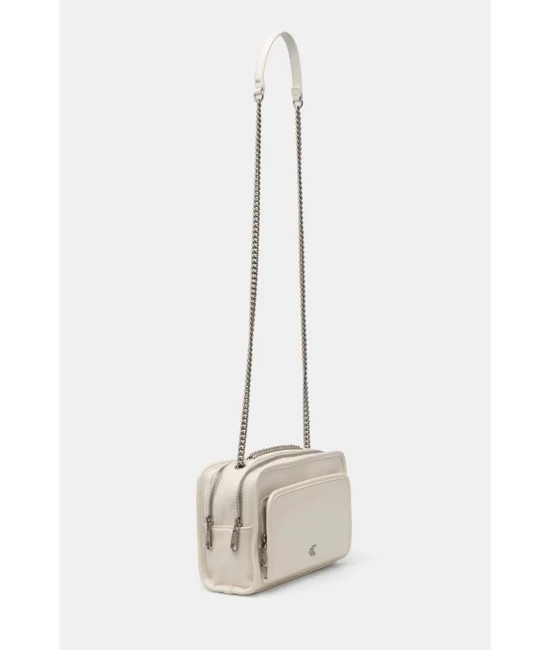 Calvin Klein UTILITY DBL ZIP CAMERA BAG25 Kadın bej Çapraz Çanta K60K613046-YAS