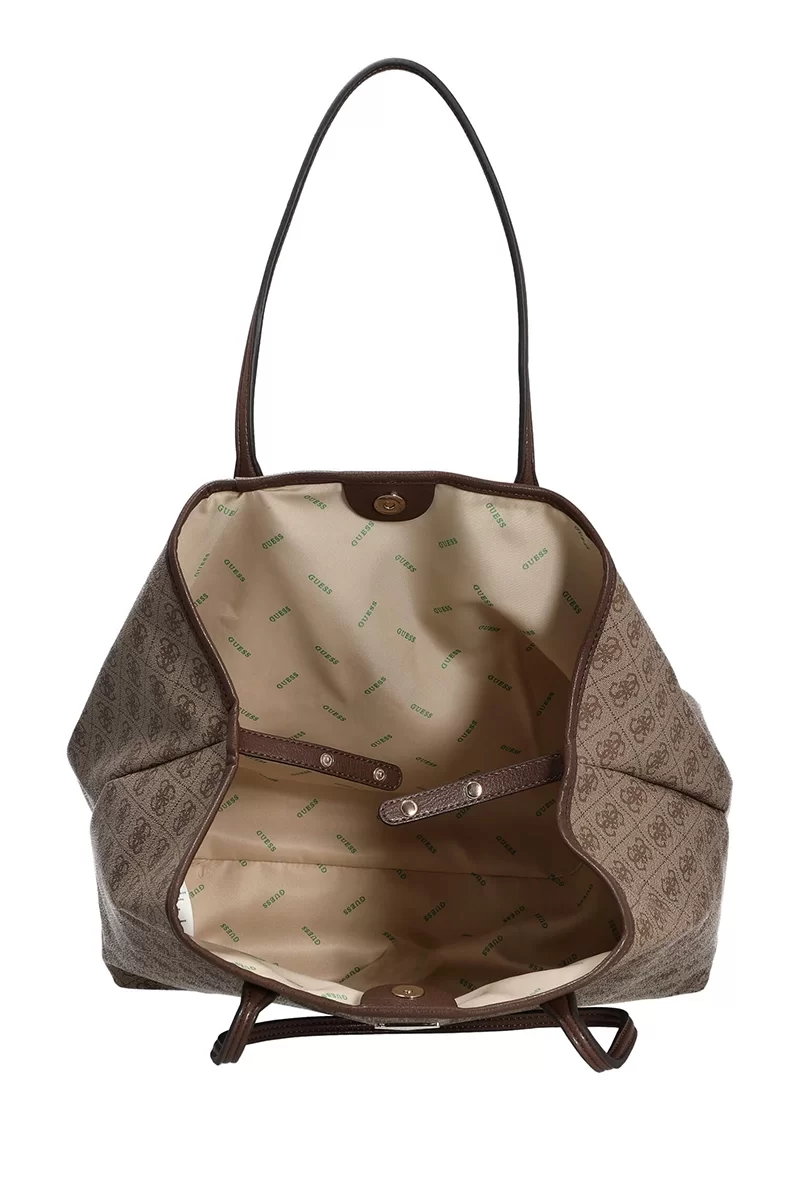Guess VICTTORIA LRG 2 IN 1 Kadın Kahverengi El Çantası HWESG951429-LGW