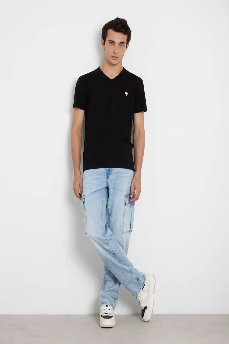 Guess VN SS CORE TEE STR Erkek Siyah T-shirt M2YI32J1314-JBLK