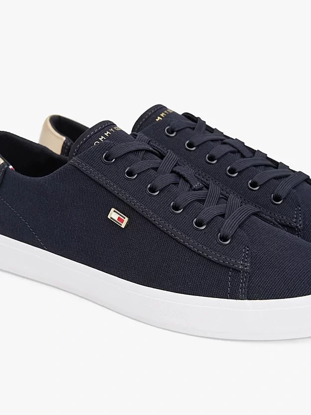 Tommy Hilfiger VULC CANVAS LACE UP SNEAKER Kadın  Sneaker FW0FW08647DW6