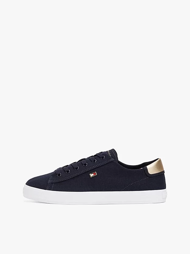 Tommy Hilfiger VULC CANVAS LACE UP SNEAKER Kadın  Sneaker FW0FW08647DW6