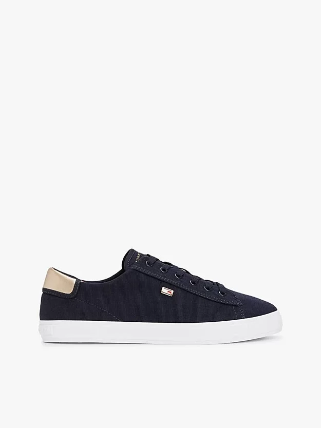 Tommy Hilfiger VULC CANVAS LACE UP SNEAKER Kadın  Sneaker FW0FW08647DW6