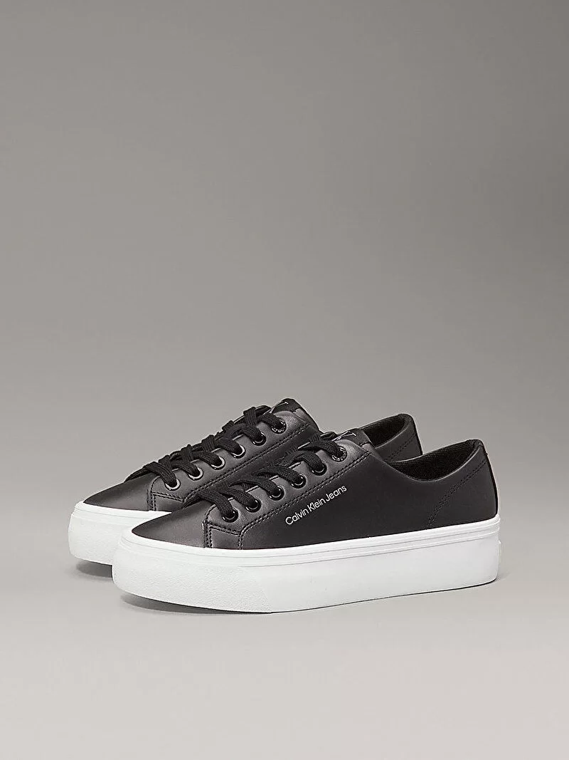 Calvin Klein VULC FLATFORM LOW MG LTH Kadın  Sneaker YW0YW01771-0GM