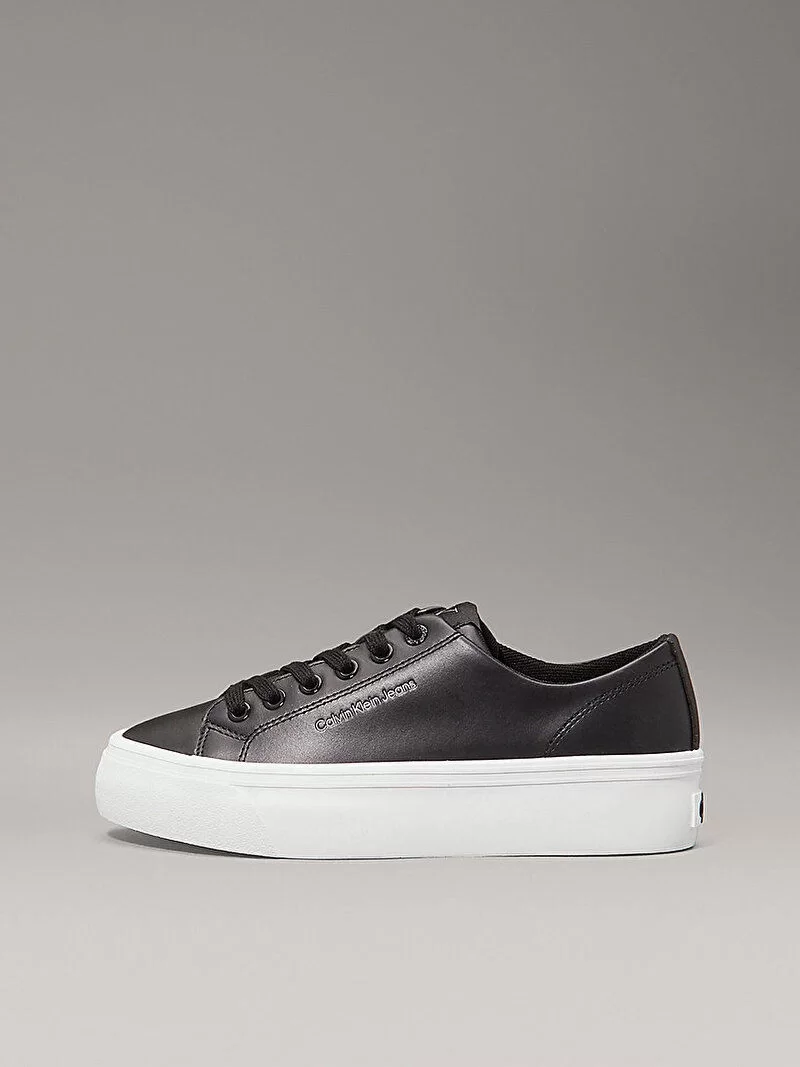 Calvin Klein VULC FLATFORM LOW MG LTH Kadın  Sneaker YW0YW01771-0GM