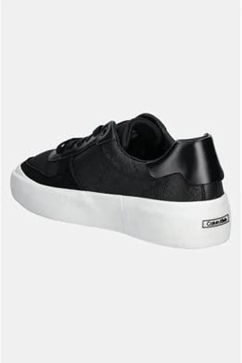 Calvin Klein Monogram Logolu Kadın Siyah Sneaker