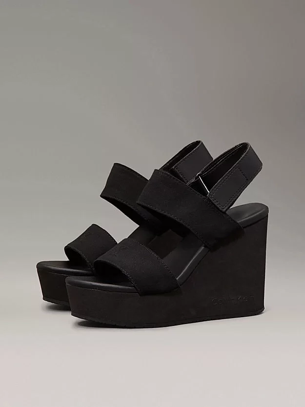 Calvin Klein WEDGE SANDAL WEBBING IN Kadın  Sandalet YW0YW01790-0GJ