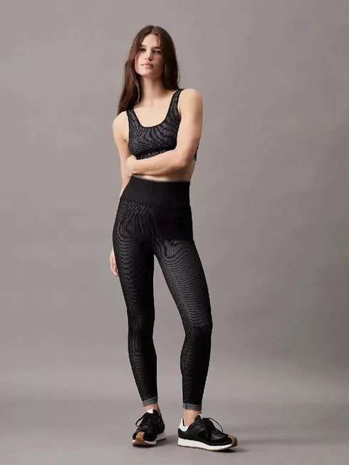 Calvin Klein WO  - Legging Seamless (7/8) Kadın  Tayt 00GWS4L643-UB1
