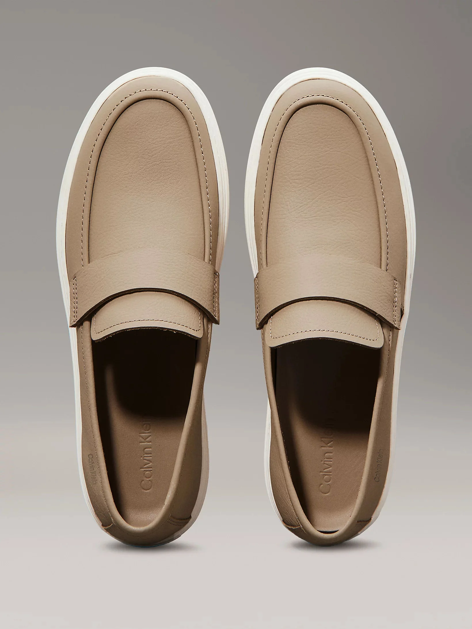 Calvin Klein MOCCASIN LTH UNLINED Erkek  Loafer HM0HM01813-A04