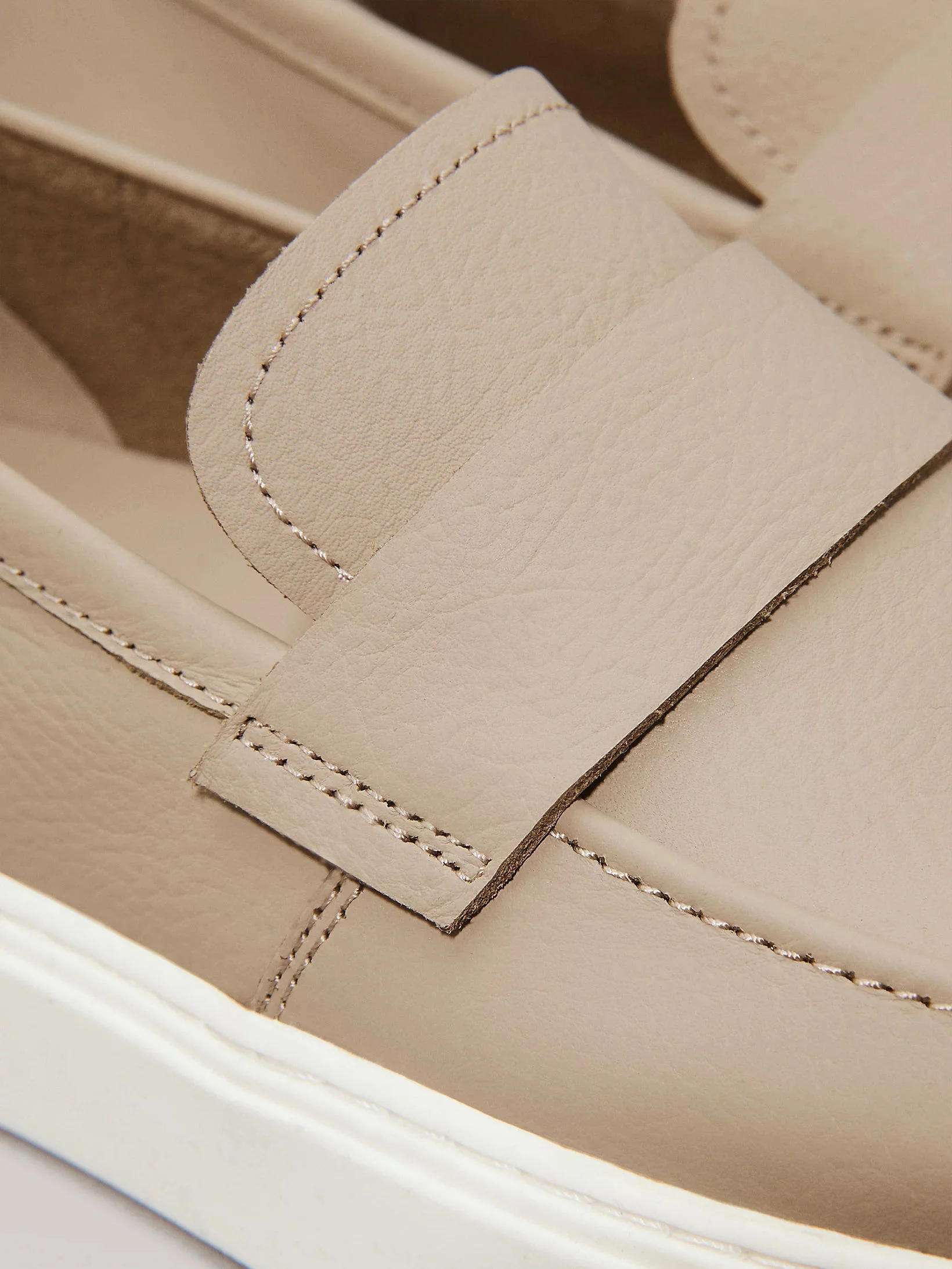 Calvin Klein MOCCASIN LTH UNLINED Erkek  Loafer HM0HM01813-A04