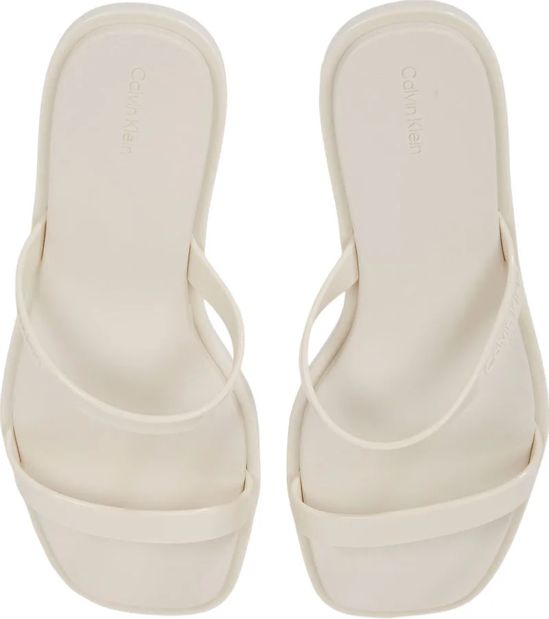 Calvin Klein DOUBLE BAR SLIDE - JELLY Kadın  Terlik HW0HW02417-AEO