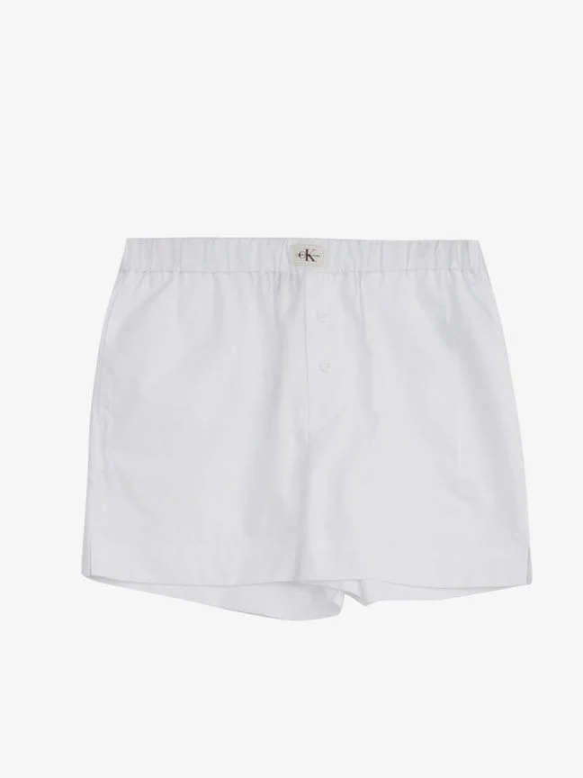 Calvin Klein Summer Poplin Kadın Beyaz Boxer J20J225218-YAA