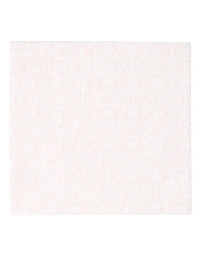 Calvin Klein MONOGRAM COTTON GAUZE STOLE Kadın  Şal K60K612979-TCF