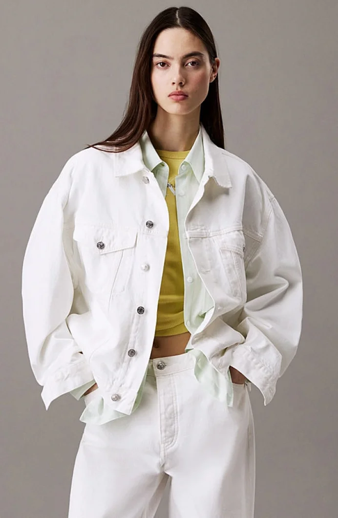 Calvin Klein BOXY DENIM JACKET Kadın  Ceket J20J225181-1AA