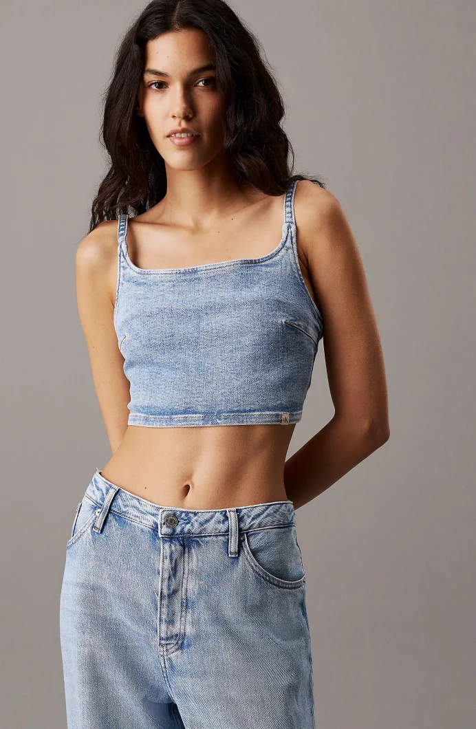 Calvin Klein DENIM BRALETTE Kadın Crop J20J225515-1AA