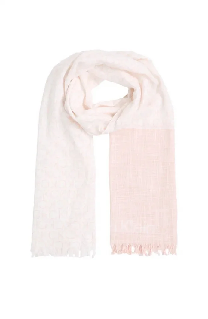 Calvin Klein MONOGRAM COTTON GAUZE STOLE Kadın  Şal K60K612979-TCF
