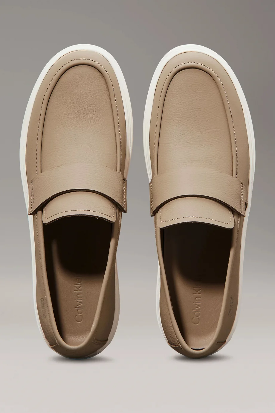Calvin Klein MOCCASIN LTH UNLINED Erkek  Loafer HM0HM01813-A04