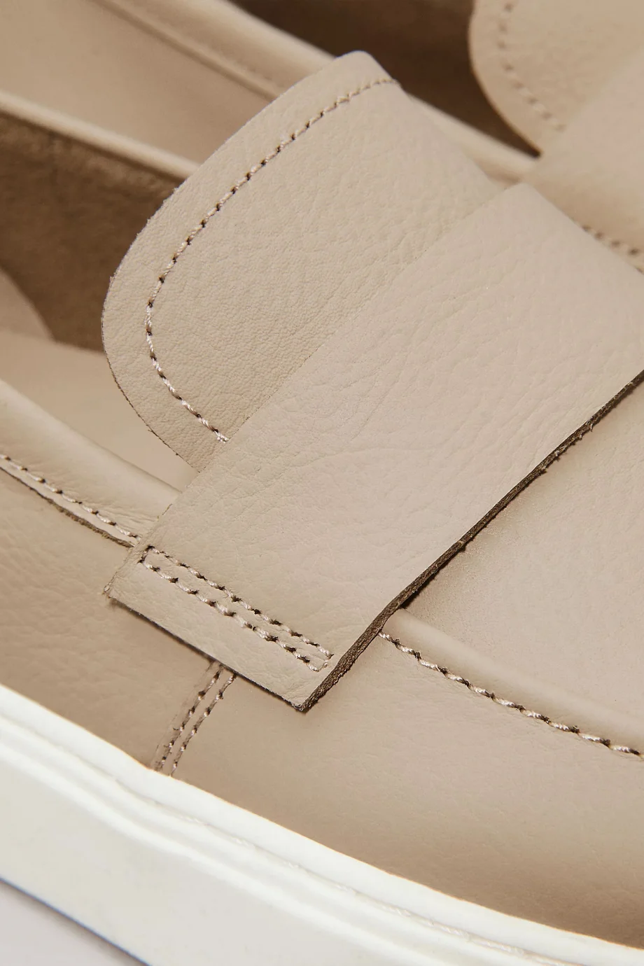 Calvin Klein MOCCASIN LTH UNLINED Erkek  Loafer HM0HM01813-A04