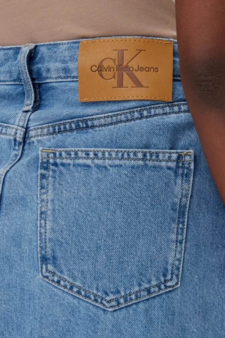 Calvin Klein A-LINE MAXI DENIM SKIRT Kadın  Etek J20J225192-1AA
