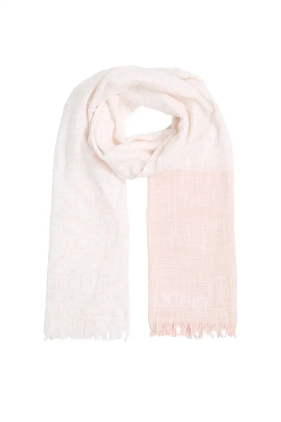 Calvin Klein MONOGRAM COTTON GAUZE STOLE Kadın  Şal K60K612979-TCF