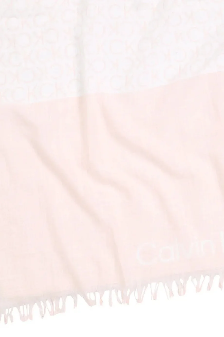 Calvin Klein MONOGRAM COTTON GAUZE STOLE Kadın  Şal K60K612979-TCF