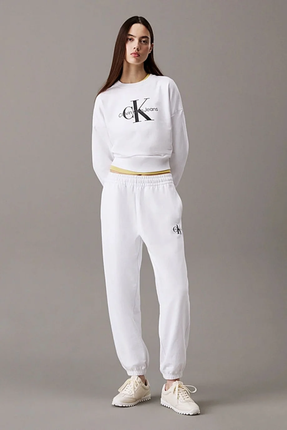Calvin Klein MONOLOGO FRENCH TERRY JOGGER Kadın  Eşofman Altı LV047B235G-YAA