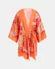 Guess BELTED KIMONO Kadın Çok Renkli Kimono E5GK09WH4V0-P34K