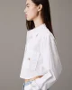 CK Jeans WOVEN LABEL CROPPED SHIRT Kadın  Gömlek J20J225078-YAF