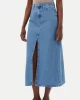 CK Jeans A-LINE MAXI DENIM SKIRT Kadın  Etek J20J225192-1AA