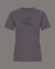 CK Jeans CK APPLIQUE REGULAR TEE Kadın  T-shirt J20J225256-PMP
