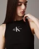 CK Jeans MONOLOGO RIB TANK TOP Kadın  Atlet J20J225301-BEH