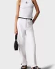 CK Jeans MONOLOGO RIB TANK TOP Kadın  Atlet J20J225301-YAA