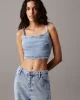 CK Jeans DENIM BRALETTE Kadın  Crop J20J225515-1AA