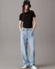 CK Jeans PLACED INSTITUTIONAL BABY TEE Kadın  T-shirt J20J225524-BEH