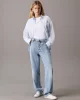 CK Jeans PLACED INSTITUTIONAL BABY TEE Kadın  T-shirt J20J225524-YAA