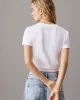 CK Jeans PLACED INSTITUTIONAL BABY TEE Kadın  T-shirt J20J225524-YAA