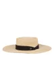 Calvin Klein CK METAL LINEN BAND STRAW HAT Kadın  Şapka K60K612915-PDP