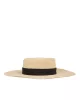Calvin Klein CK METAL LINEN BAND STRAW HAT Kadın  Şapka K60K612915-PDP