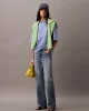 CK Jeans SS REL CALVIN KLEIN NYC TEE Kadın  T-shirt LV047AB813-CE0