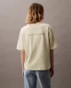 CK Jeans A- SS REL LIQUID CK MONOLOGO TEE Kadın  T-shirt LV047AB818-NF1