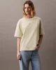 CK Jeans A- SS REL LIQUID CK MONOLOGO TEE Kadın  T-shirt LV047AB818-NF1