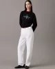CK Jeans  Monogram Logo Relaxed Kadın Siyah Sweatshirt LV047B234G-UB1