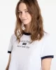 CK Jeans SS DRAPEY JERSEY CROP TEE Kadın  T-shirt LV047B808G-VVD