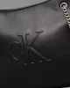 Calvin Klein SCULPTED CHAIN SHOULDER BAG Kadın  Omuz Çantası LV04K3163G-UB1