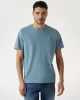 Guess SS CN PATCH TEE Erkek Mavi T-shirt M4YI0AKCCM1-G7DV