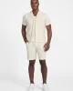 Guess BARON TEXTURED KNIT SHORTS Erkek Beyaz Şort M5GD41KCRY0-G047