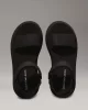 Calvin Klein  Kadın  Siyah  Tuval Platform Sandalet