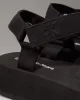 Calvin Klein  Kadın  Siyah  Tuval Platform Sandalet