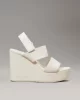Calvin Klein WEDGE SANDAL WEBBING IN Kadın  Sandalet YW0YW01790-AEO