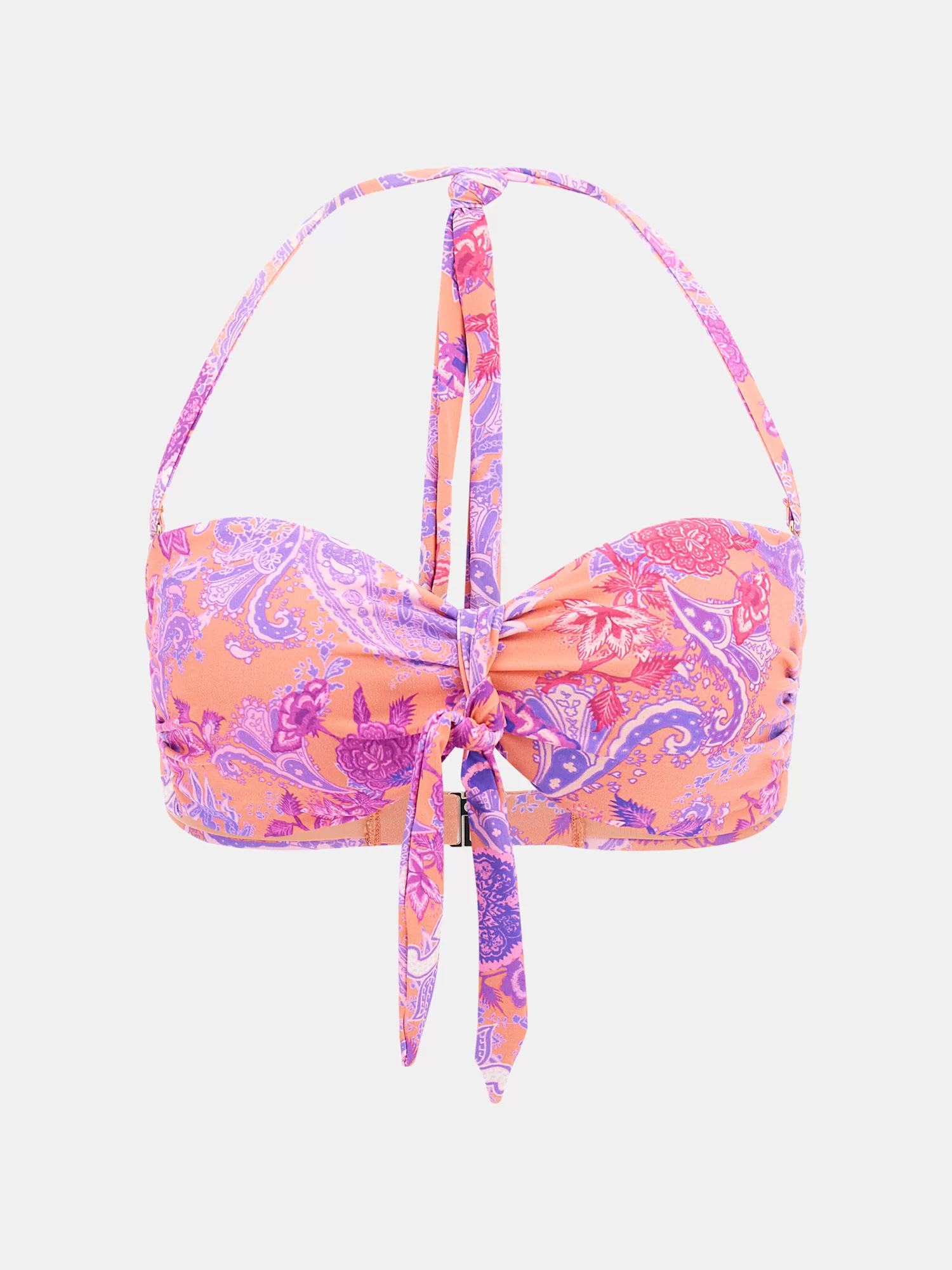 Guess Knotted Bandeau Remov. Pads Kadın Çok Renkli Bikini E5GJ16KCR52-P43R