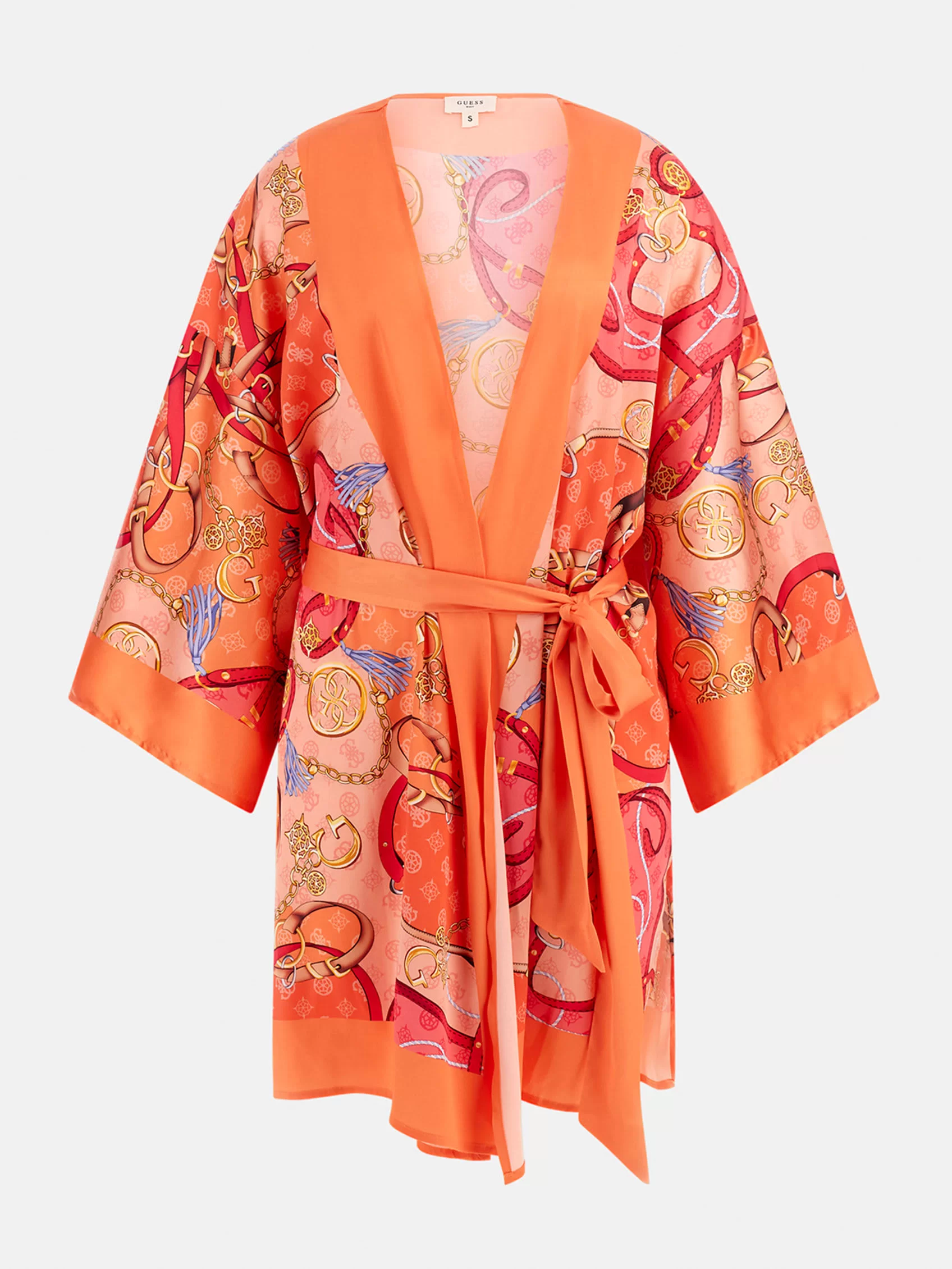 Guess BELTED KIMONO Kadın Çok Renkli Kimono E5GK09WH4V0-P34K